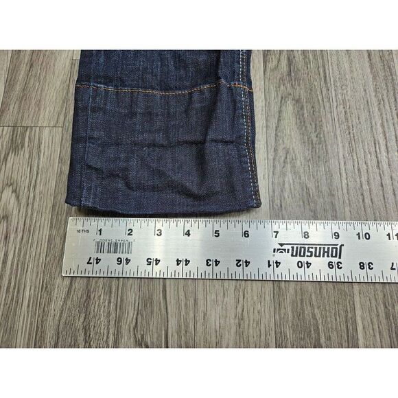 Joe's Womens Size 28 Whiskered Kicker Socialite Embroidered Blue Jeans Capris - Picture 11 of 11